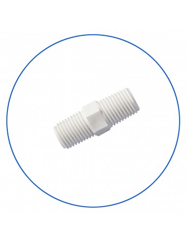 Conector Nipple NPT. 1/4" NPT - 1/4" NPT.